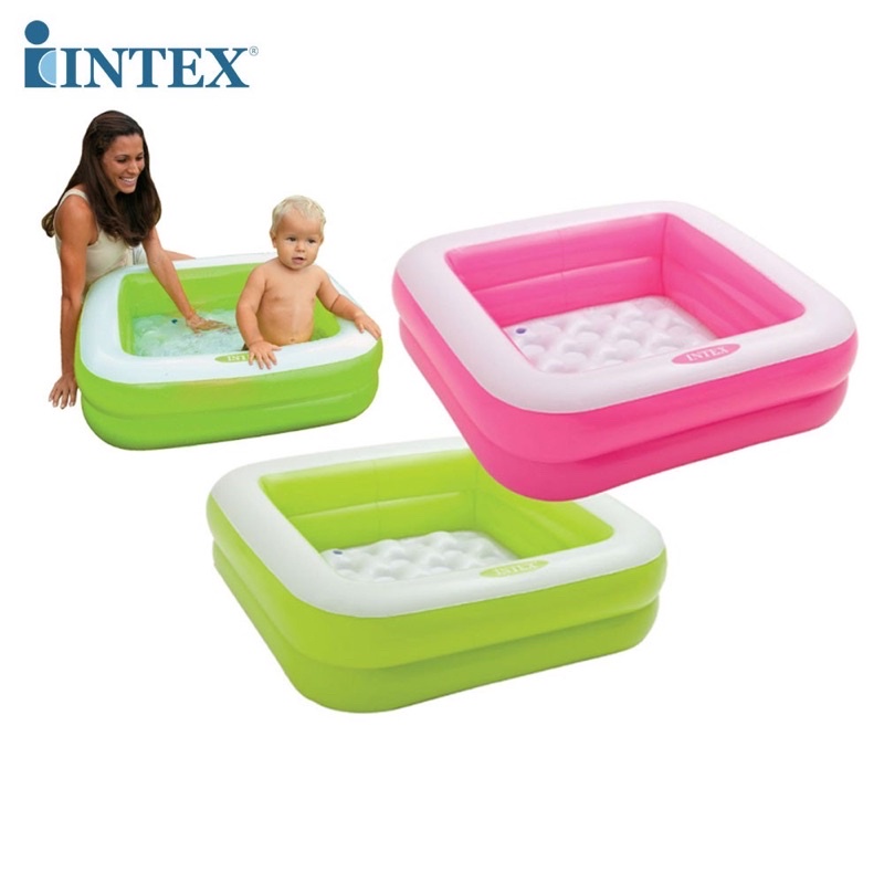 INTEX สระน้ำเป่าลม สระน้ำเด็กเล็ก Play Box Pools คละสี รุ่น 57100 ...