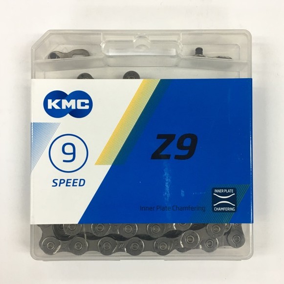 โซ่จักรยาน KMC Z9 9speed พร้อมตัวปลดเร็ว | Shopee Thailand