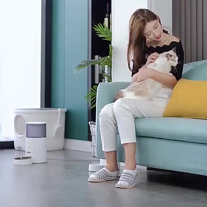 pet-smart-feeder-cloud-white-เครื่องให้อาหารสัตว์-อัตโนมัติ-ขนาดมินิ