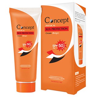 ✨✨Concept Physical Sun Protection Cream SPF 50 PA+++  ✨✨สี beige / คอนเซ็ปท์ ครีมกันแดดฟิสิคอล100% สีเบจ 15g.