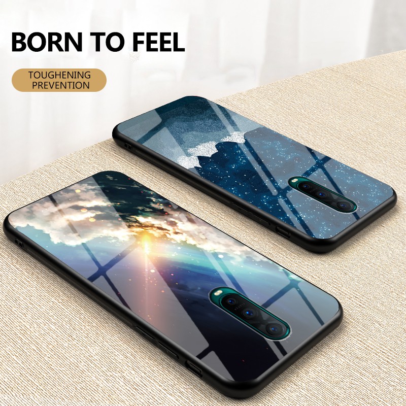 เคสโทรศัพท์กระจกคู่ทาสีFor OPPO R17 Pro R15 Pro R11S R11 Plus Galaxy ...