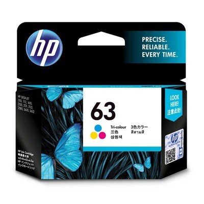 ตลับหมึก-hp63-ของแท้-hp-63bk-hp63color