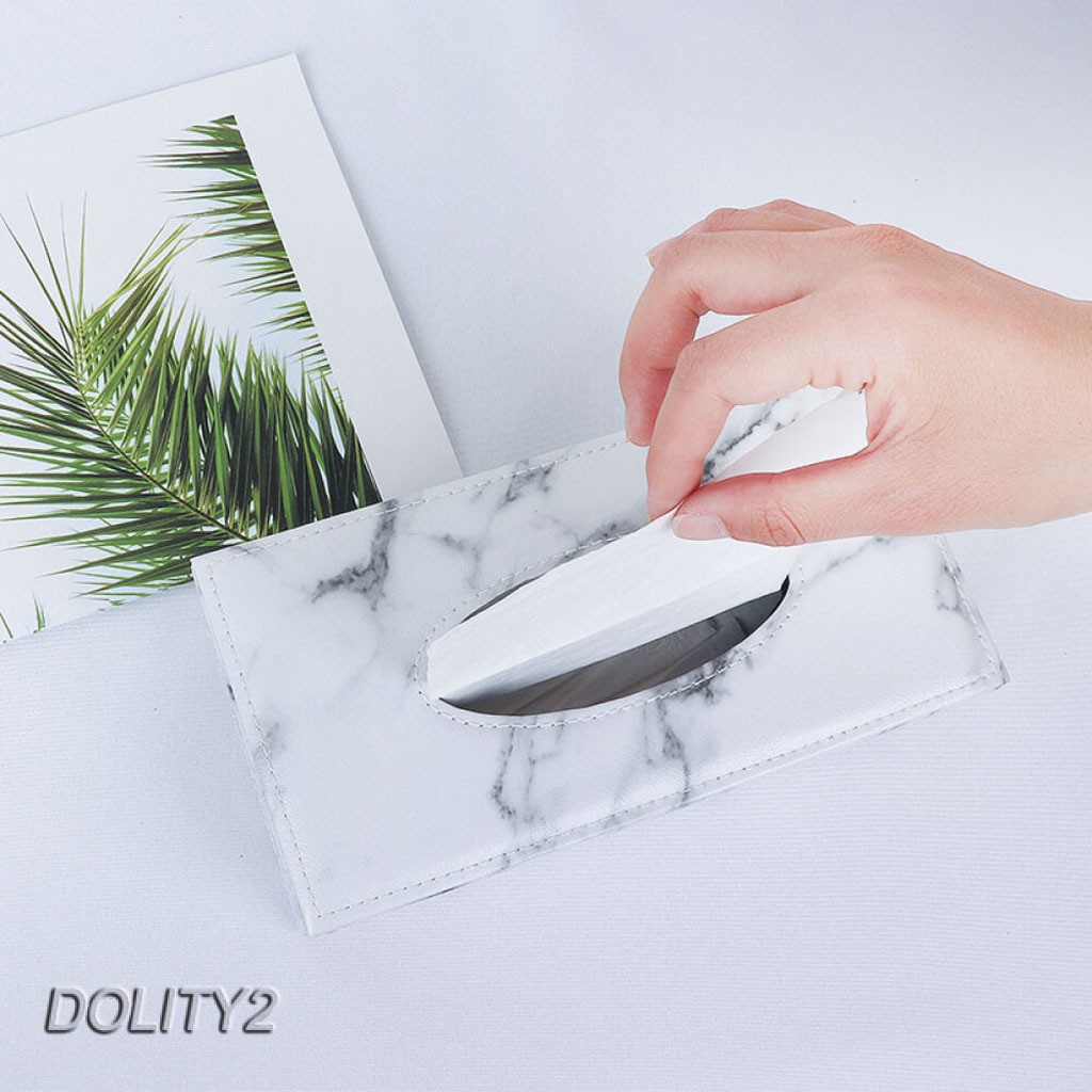 dolity2-กล่องทิชชู่ลายหินอ่อน