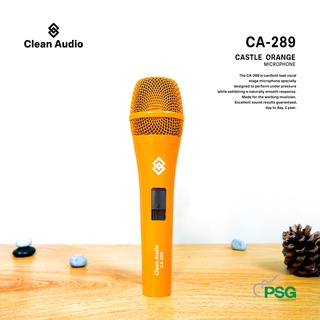 สินค้า CLEAN AUDIO : CA-289 ORANGE Dynamic Microphone