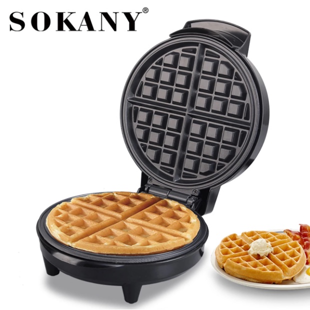 sokany-เครื่องทำวาฟเฟิลกลม-เครื่องทำวาฟเฟิลไฟฟ้า-วาฟเฟิล-waffle-maker-เครื่องอบวาฟเฟิลกลม-เครื่องทำขนม-พร้อมส่ง