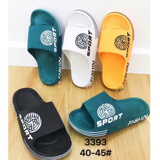 สินค้า 🔥พร้อมส่ง🔥  รองเท้าแตะ  แนวสปอร์ต สไตล์เกาหลี รูปทรง ทันสมัย กันน้ำ กันลื่น บาง เบา ใส่สบายเท้า SYR-3393 (พร้อมส่ง)