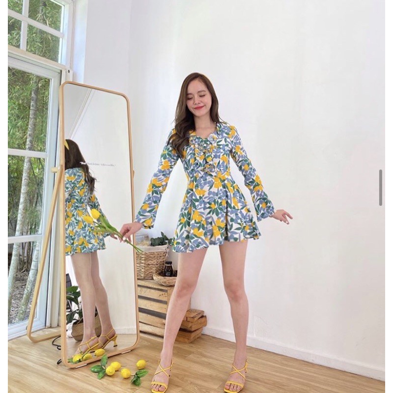 new-flat2112-ft637-juicy-me-dress-yellow-size-s-ของใหม่