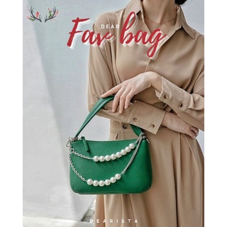 Dear fav bag กระเป๋าทรงคลาสสิค หนังนุ่ม มีกิมมิคที่สายโซ่