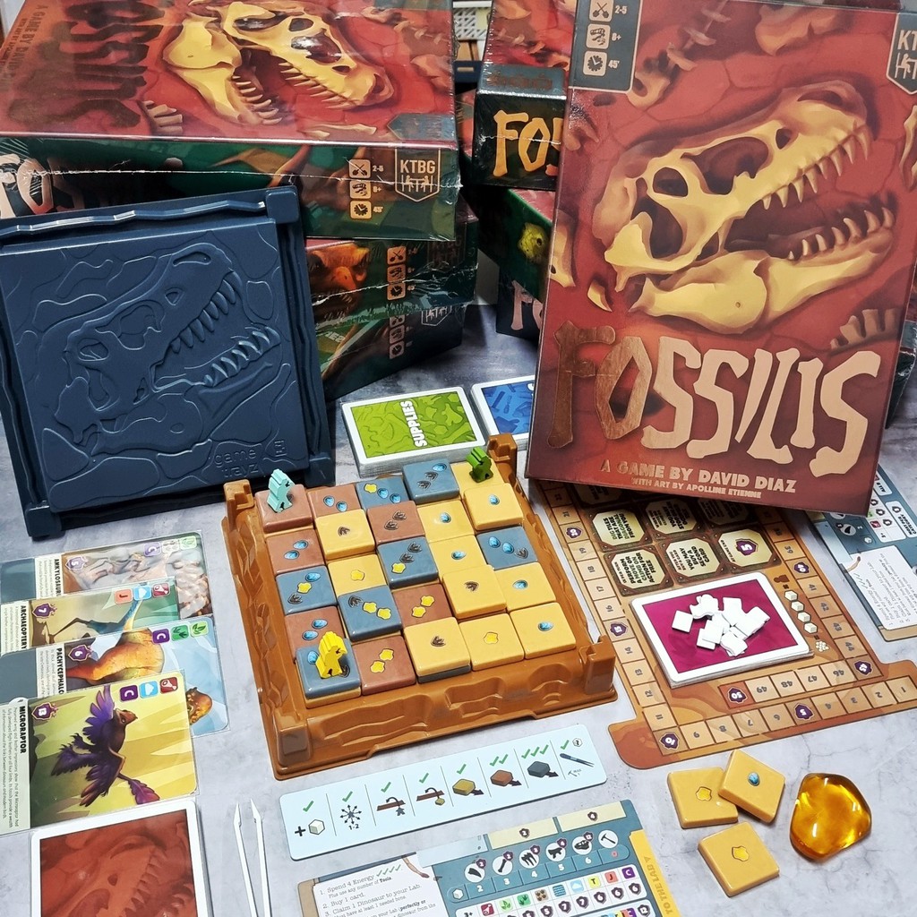 Fossilis "Kickstarter Deluxe Edition" Board Game Shopee Thailand