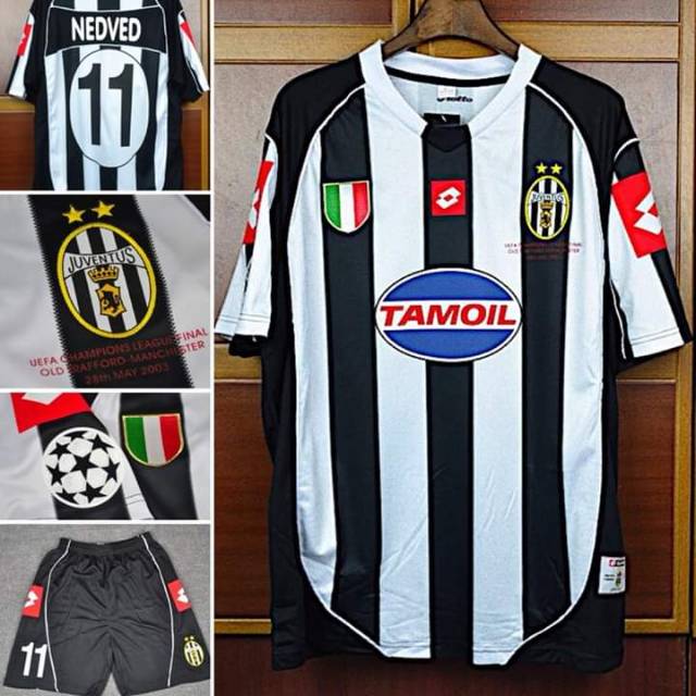 Juventus Jersey 2002/2003 Final UCL 2002/2003 Full Printing (เฉพาะผู้ ...