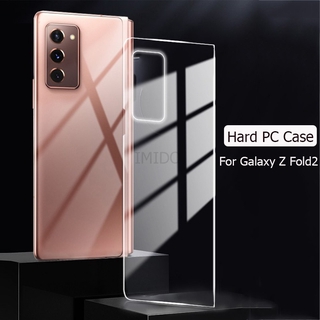 Samsung Galaxy Z Fold 2 5G Case Simple Hard PC Clear Transparent Back Cover For Samsung Z Fold 2 Fold2 5G Phone Cases