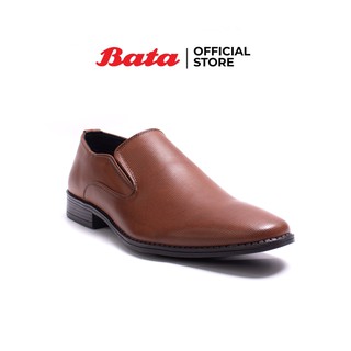 ภาพหน้าปกสินค้าBata บาจา รองเท้าทำงานผู้ชาย รองเท้าใส่ออกงาน หนังเทียม สุภาพ เรียบหรู รุ่น Hugo สีน้ำตาล 8514681 ที่เกี่ยวข้อง