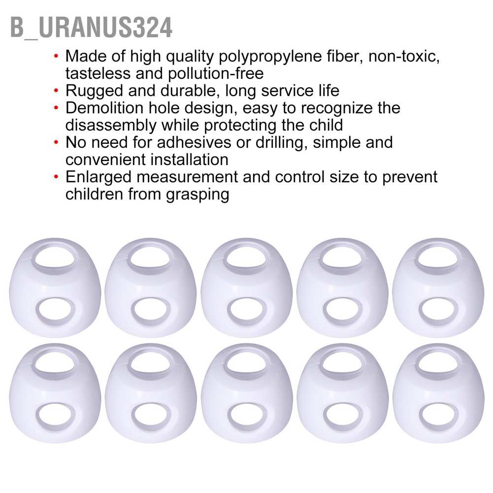 b-uranus324-10pcs-baby-safety-door-knob-cover-polypropylene-child-anti-collision-for-kitchens-bathrooms-bedrooms