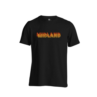 ขายดี!เสื้อยืดผ้าฝ้าย พิมพ์ลาย Midland American Country Rock n Roll Band OBcgfd07KFhkfl36S-5XL