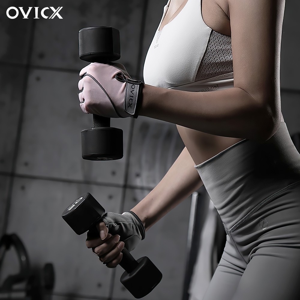 ภาพสินค้าOVICX ถุงมือฟิตเนส Fitness Gloves gym ถุงมือออกกำลังกาย ยกน้ำหนัก เบา ระบายอากาศได้ กันลื่น สำหรับผู้ชายผู้หญิง จากร้าน ovicx_official บน Shopee ภาพที่ 1