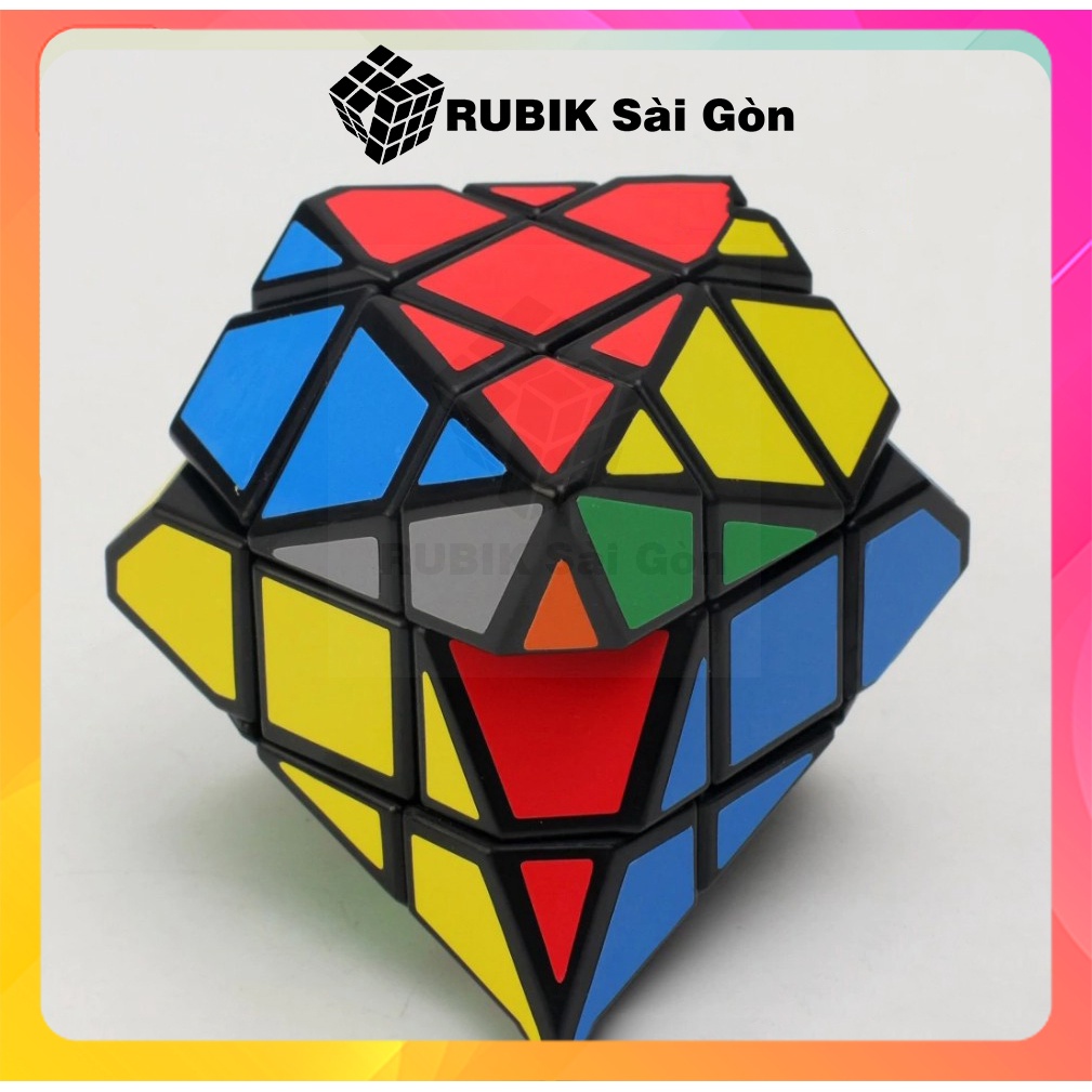 Rubik Dipyramid Variant 6 มุมหกเหลี่ยม, ลูกบาศก์รูบิคคริสตัล 12 ด้าน ...