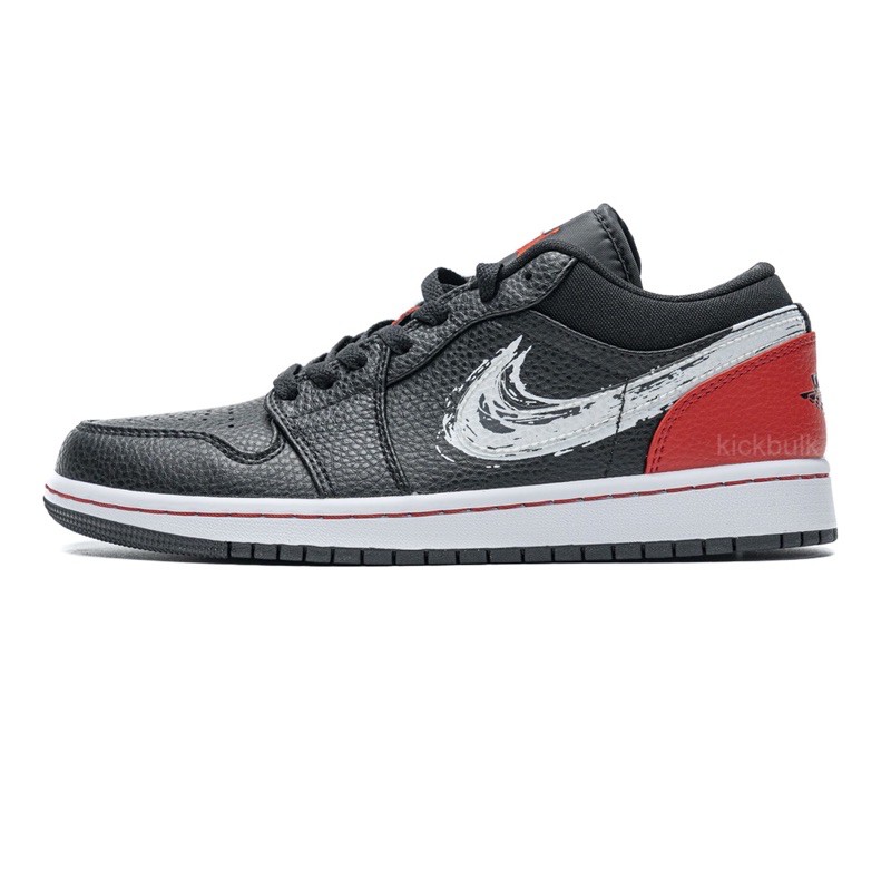 Nike Air Jordan 1 Low Brushstroke Swoosh Shopee Thailand