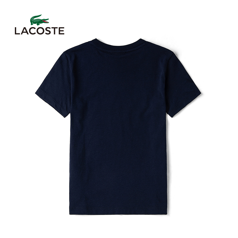 lacoste-french-crocodile-childrens-summer-new-fashion-color-printing-short-sleeve-t-shirt-mens-tj1เสื้อยืด