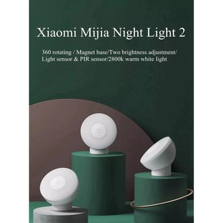 ภาพขนาดย่อของภาพหน้าปกสินค้าไฟ เซนเซอร์ กลางคืน XIAOMI Mijia Night Light 2 Bluetooth Infrared Smart Human Body Sensor Adjustable Brightness Mi Home จากร้าน prikberry10 บน Shopee ภาพที่ 1