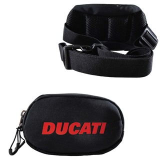 DUCATI กระเป๋าคาดเอว รุ่น Waist Bag DCT49 119 สีดำ