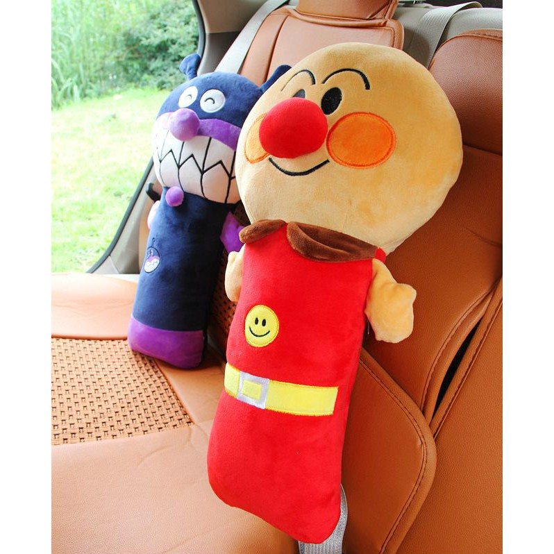 ตุ๊กตา-คาดเบลท์-หุ้ม-เข็มขัดนิรภัย-อันปังแมน-anpanman-คาดเบล-คาดเบลล์