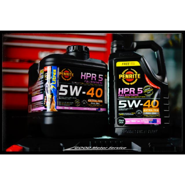 น้ำมันเครื่อง Penrite HPR5 5W40 ใหม่ API SP | Shopee Thailand