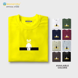 เสื้อยืดสีขาวผู้ชาย โลโก้อย่างเป็นทางการของสถาบันพระมหากษัตริย์ Tee VOL.2 ในกล่องทองคําและอิฐหมี ]1|