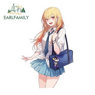 Earlfamily สติกเกอร์กันน้ํา ลาย My Dress-Up Darling Kitagawa Marin 13 ซม. x 8.3 ซม. สําหรับตกแต่งรถยนต์