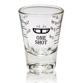 แก้วดีลิซิโอ้ One shot สเกลสีดำ 1610-050