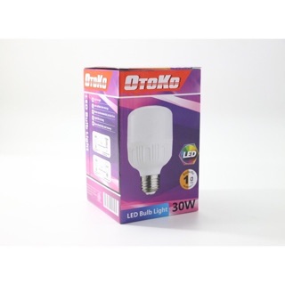 OTOKO หลอดไฟ LED Bulb Light 30W ขั้ว E27 สีขาว/สีเหลือง ซุปเปอร์สว่าง