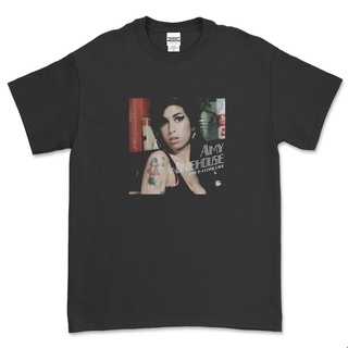 ROUND คอลูกเรือเสื้อยืด พิมพ์ลาย Amy Wineheye LIFE IS A LOSING GAME สําหรับผู้ชาย-4XL