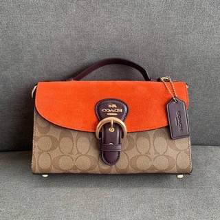 COACH C8516 KLEO TOP HANDLE IN SIGNATURE CANVAS