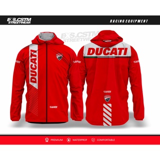 เสื้อแจ็กเก็ต Ducati กันน้ํา สําหรับขี่จักรยาน | เสื้อแจ็กเก็ตทัวร์ริ่ง Ducati พรีเมี่ยม