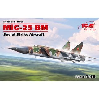 โมเดลประกอบ ICM Model 1/48 ICM48905 MiG-25 BM, Soviet Strike Aircraft