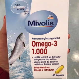 DAS gesunde PLUS Omega-3 1000 mg  Kapseln,  60 แคปซูล