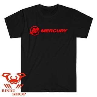 เสื้อแฟชั่นผญ2022 อื่นๆ - Diy Customiezd Store Tee Unseix Mercury ตกปลาเสื้อยืดสีดําผู้ชายที่มีชื่อ