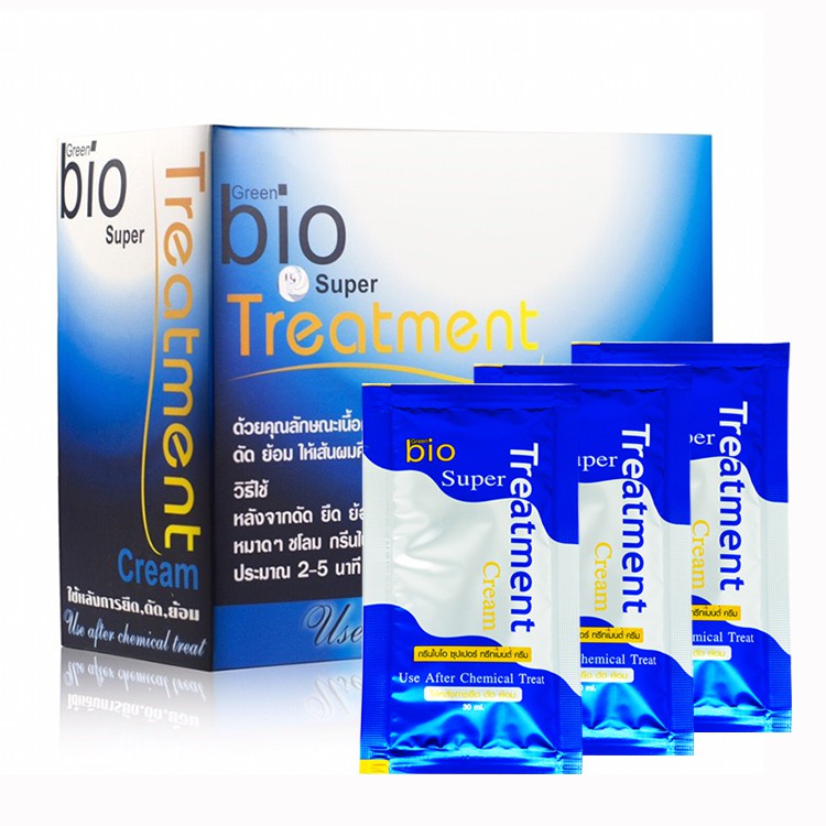 green-bio-super-treatment-กรีนไบโอซุปเปอทรีทเมนท์ครีม-1-กล่อง-24-ซอง-ซองสีน้ำเงิน