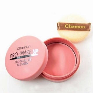 CHAMON - บลัชออนชามอน สีชมพูสวยใส ปัดแก้มแบบแมท เนื้อเเนียนละเอียดมั่กๆ ไม่มีวิงค์ ปัดแก้มสวยใสอย่างเป็นธรรมชาติ