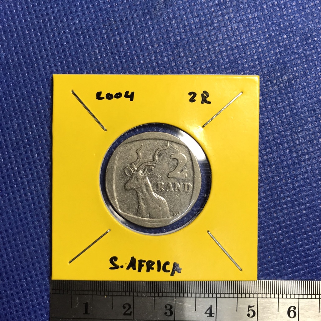 เหรียญเก่า14899-ปี2004-south-africa-2-rand-หายาก-เหรียญสะสม-เหรียญต่างประเทศ