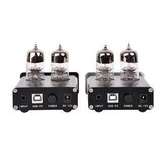 PJ.MIAOLAI M1 Fever HiFi 2704 / 7022 Chip USB Module 6J9 Tube Preamplifier Computer Desktop Portable Headphone Power Amplifier