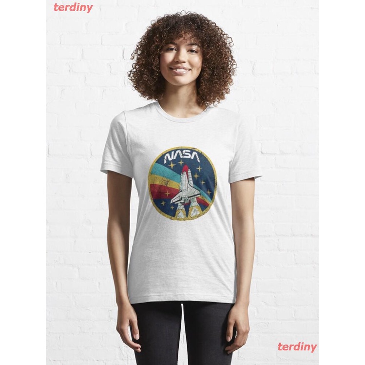 terdiny-เสื้อยืดผู้ชายและผู้หญิง-vintage-nasa-essential-t-shirt-mens-womens-t-shirts