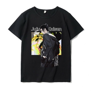 ผลิตภัณฑ์ใหม่👕เสื้อยืดแขนสั้นลําลอง พิมพ์ลายคอสเพลย์มหาเวทย์ผนึกมาร สําหรับผู้ชาย