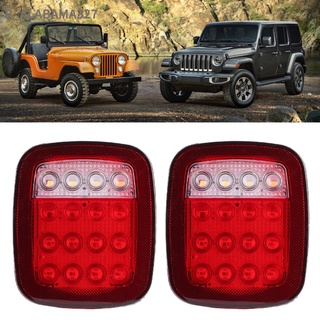 Alabama327 ไฟเบรกท้าย Led สําหรับ Jeep Wrangler Cj 76‐06 2 ชิ้น