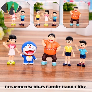 โมเดลฟิกเกอร์ Doraemon Nobita Nobi รูปปั้นโดราเอมอนของเล่นสะสม 5ชิ้น/ชุด