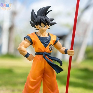 โมเดลฟิกเกอร์ PVC รูปอนิเมะ Dragon Ball Son Goku ขนาด 27 ซม. สําหรับตกแต่งรถยนต์ Shopcyc6662