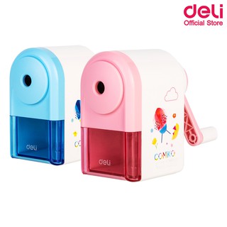 Deli 0641S Pencil sharpenner เครื่องเหลาดินสอแฟนซี สีสันสดใส สุดน่ารัก พกพาสะดวก เครื่องเหลาดินสอ ที่เหลาดินสอ กบ กบเหลา