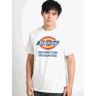 Dickies เสื้อยืด JERSEY BRAND LOGO PRINT SS TEE DK007088 WHITE