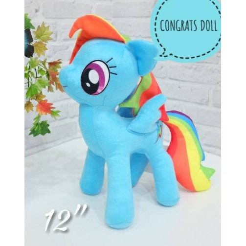 ส่งฟรี-12-นิ้ว-ม้า-ยูนิคอร์น-โพนี่-pony-my-little-pony-ตุ๊กตา