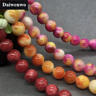 สินค้า Botswana Agate Chalcedony Beads ลูกปัดโมราบอตสวานาโมราหินรอบ 4-16 มม. พลอยหลวม Spacer DIY