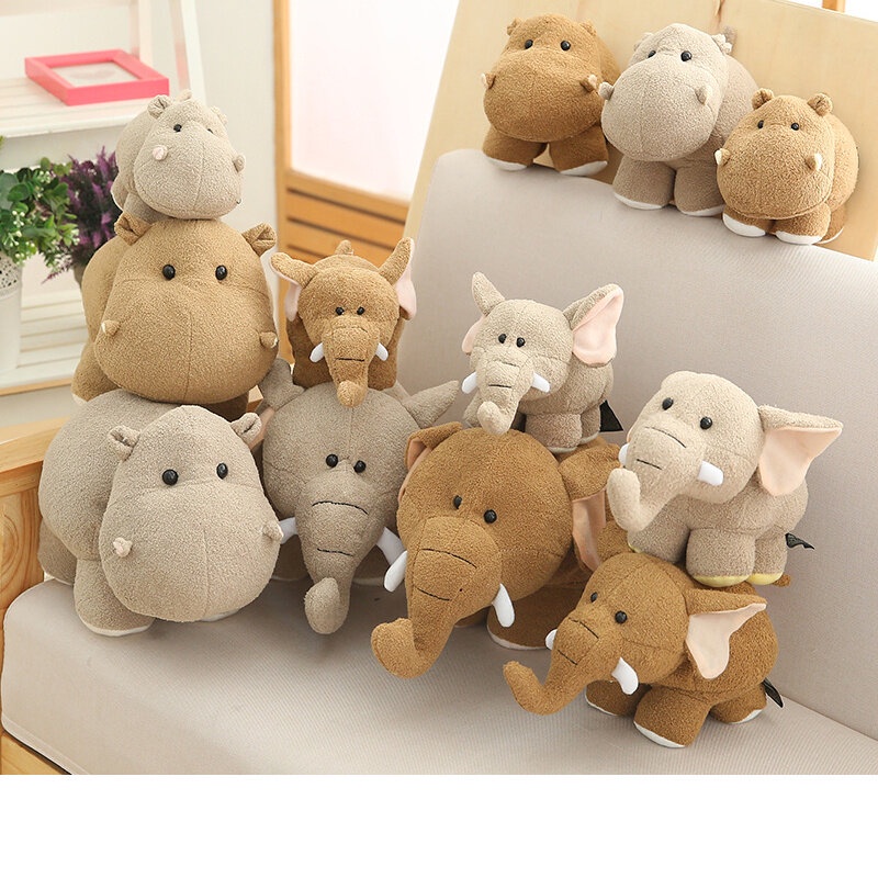 ตุ๊กตาช้างน่ารัก-ผ้ากํามะหยี่ขนนิ่ม-เครื่องประดับ-สําหรับตกแต่ง
